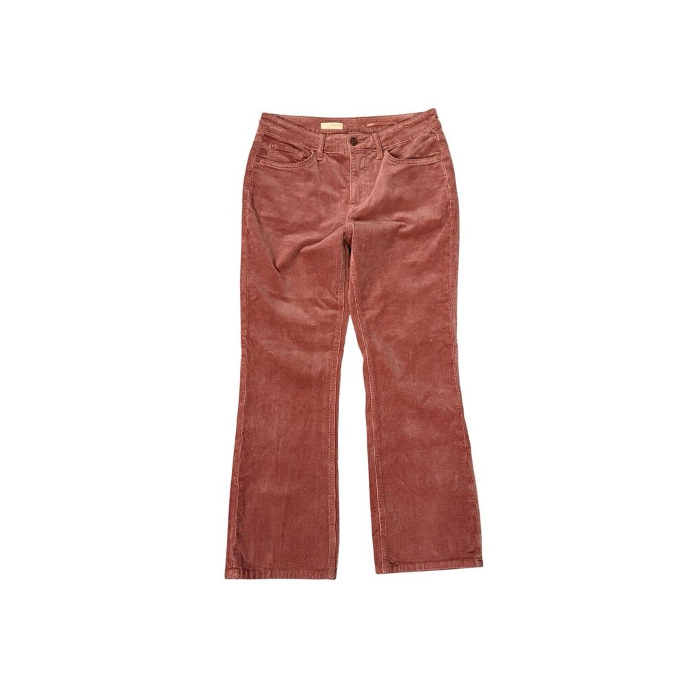 Anthropologie Pilcro Women's Size 28 The Icon Flare Corduroy Pants Pink Mauve 